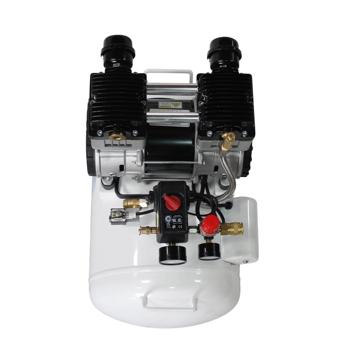CALIFORNIA AIR TOOLS 10020CHAD Powerful 2.0 Hp Ultra Quiet, Oil-Free 10 Gallon Air Compressor with Automatic Drain Valve 24