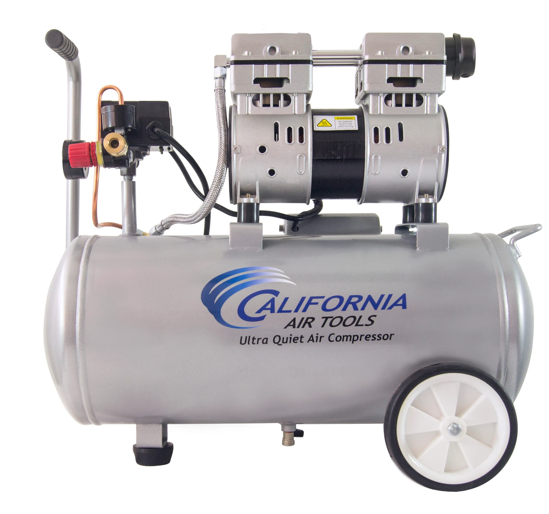 California Air Tools Ultra Quiet 8010 PK Air Compressor, 1.0 Hp 8-Gallon & LVLP Spray Painting Kit 15
