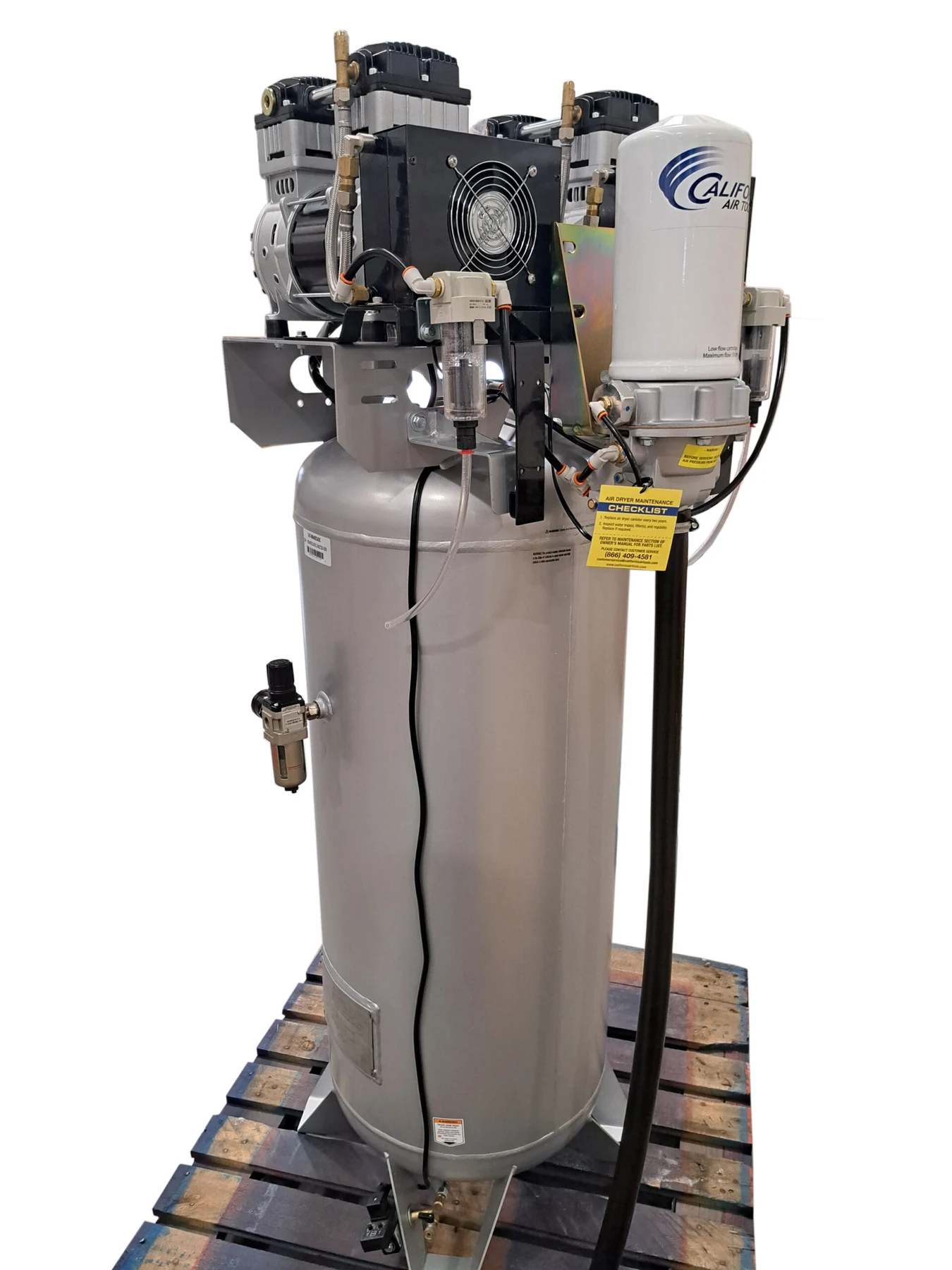 CALIFORNIA AIR TOOLS 60040DCADC Powerful 4.0 Hp Ultra Quiet, Ultra Dry & Oil-Free Air Compressor with 98% Drying System and Automatic Drain Valve 22