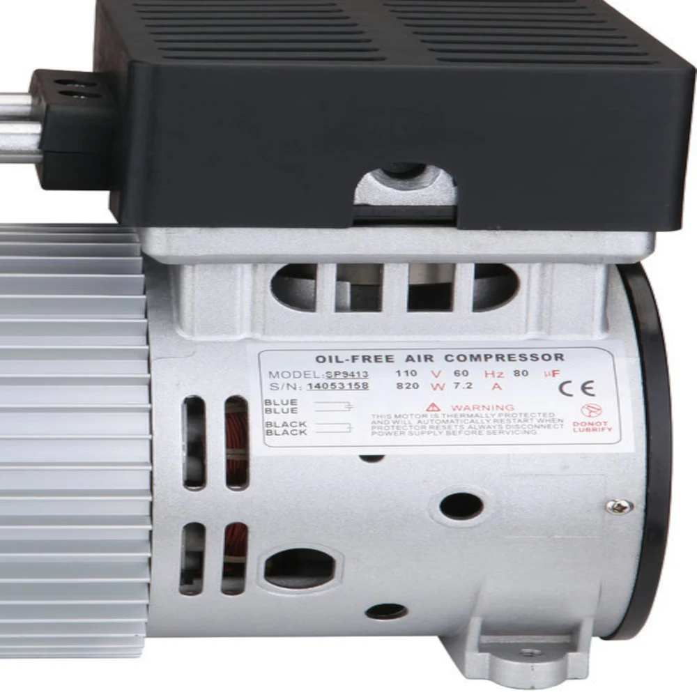 CALIFORNIA AIR TOOLS SP-9413 (110v 60hz) 1.0 Hp Ultra Quiet & Oil-Free Pump/Motor 6