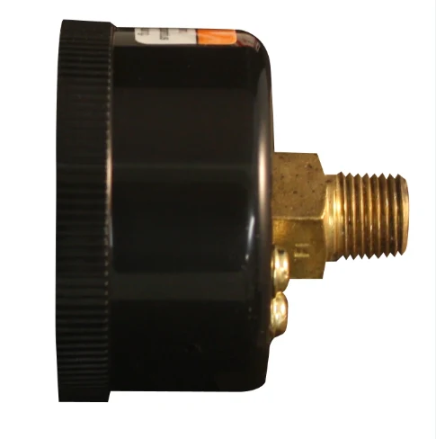 Small Pressure Gauge 1.5″ Diameter Center Back Mount 1/8″ NPT 0-180 PSI, P/N 96005 2