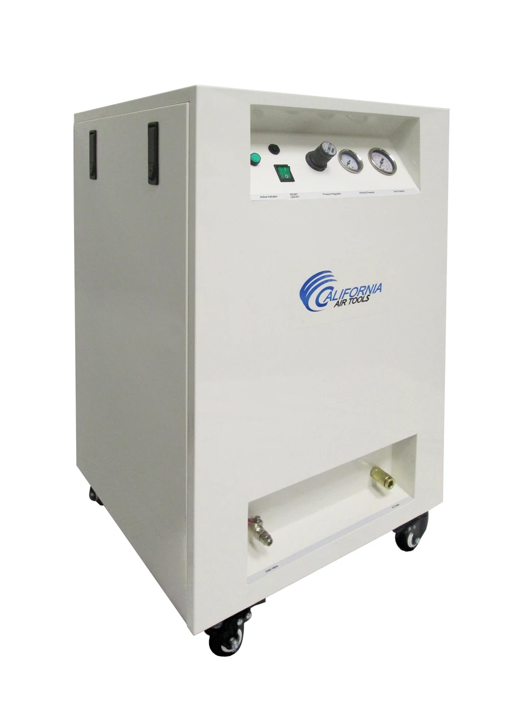 CALIFORNIA AIR TOOLS 8010SPC 1.0 Hp Ultra Quiet & Oil-Free Air Compressor with Sound Proof Cabinet 8