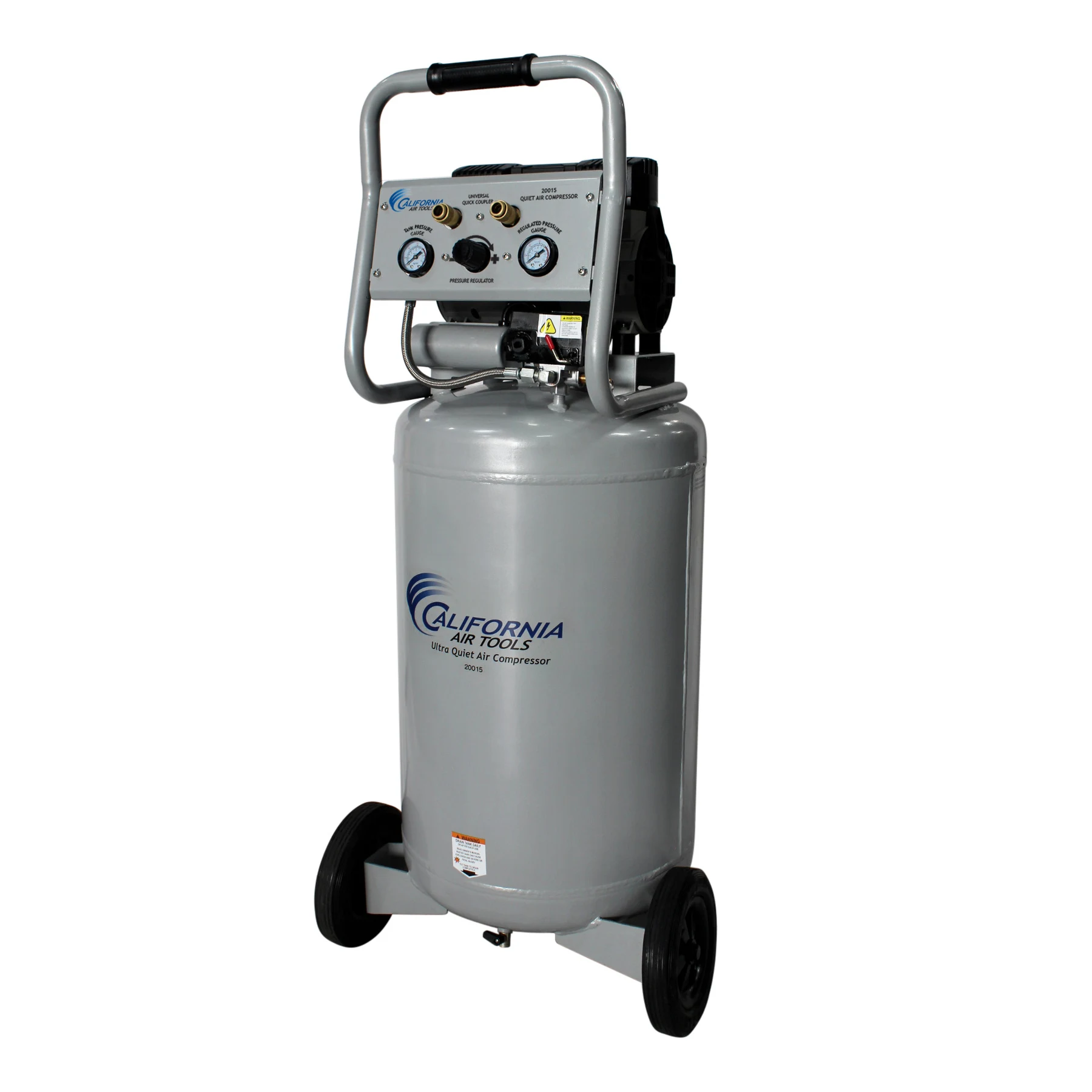 CALIFORNIA AIR TOOLS 20015 Ultra Quiet, Oil-Free and Powerful 1.5 Hp Portable 20-Gallon Air Compressor 8