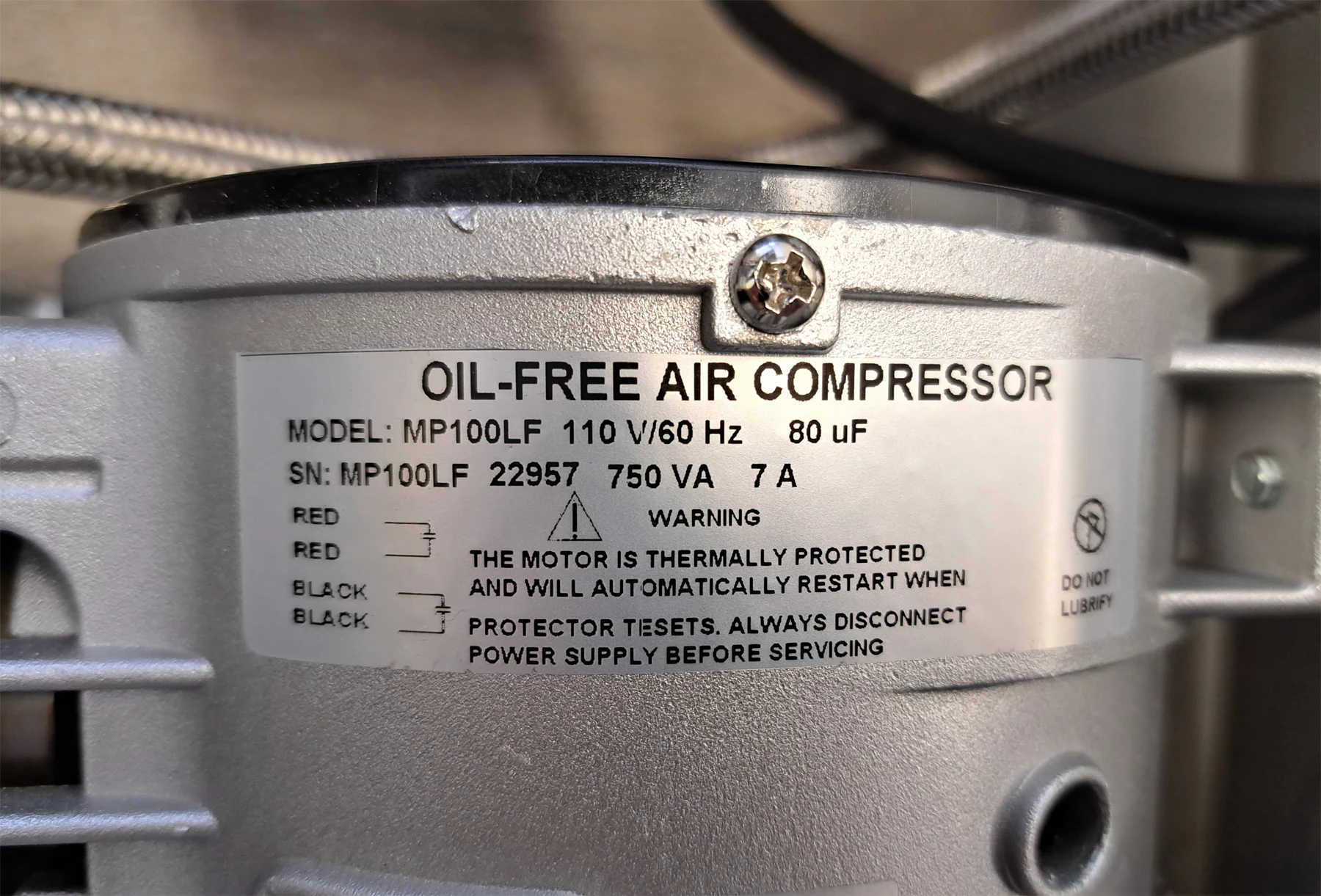 California Air Tools MP-100LF (110v 60hz) 1.0 Hp Motor-Pump – Long Life 8