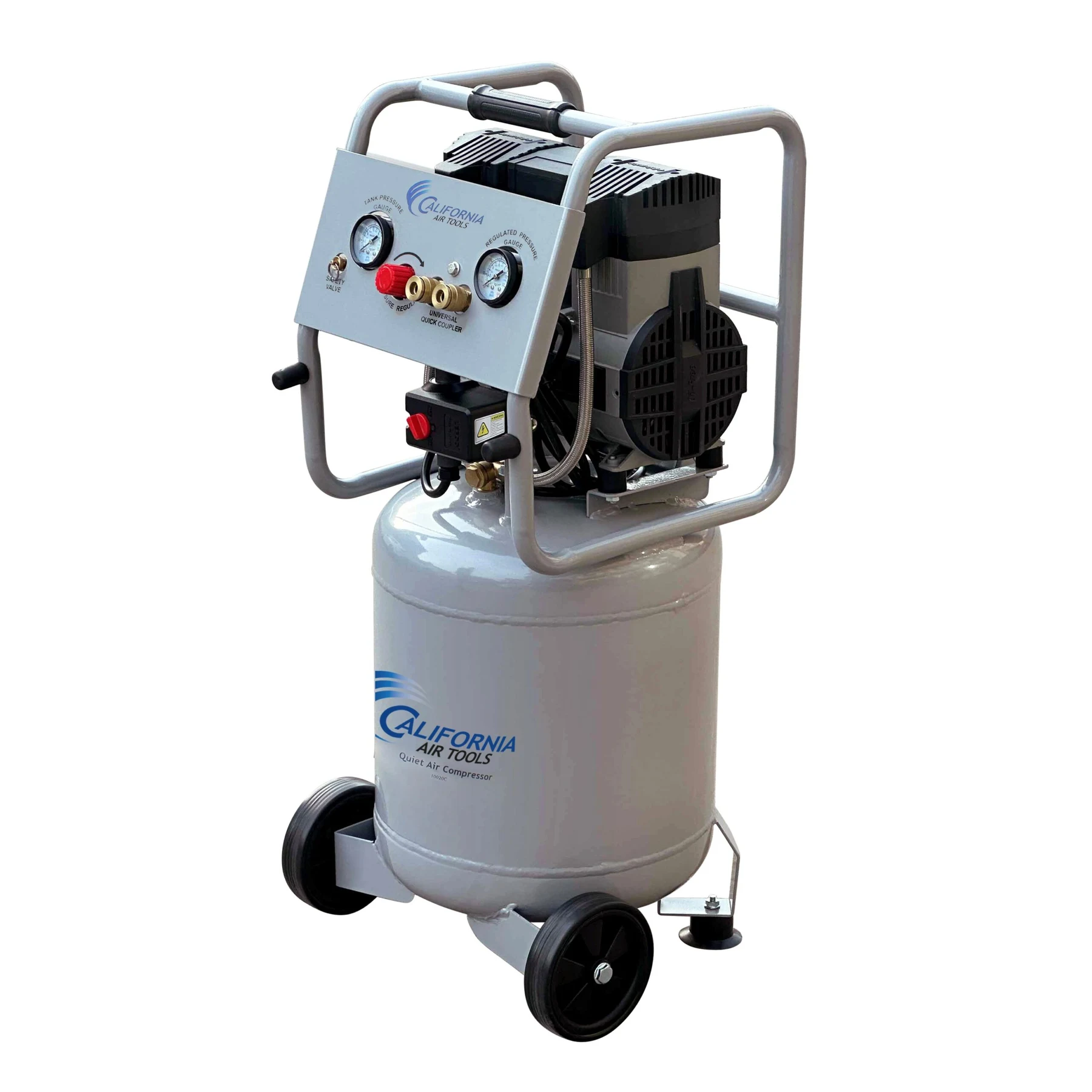 CALIFORNIA AIR TOOLS 10020C Ultra Quiet Oil-Free Powerful 2.0 Hp 10 Gallon Air Compressor 12