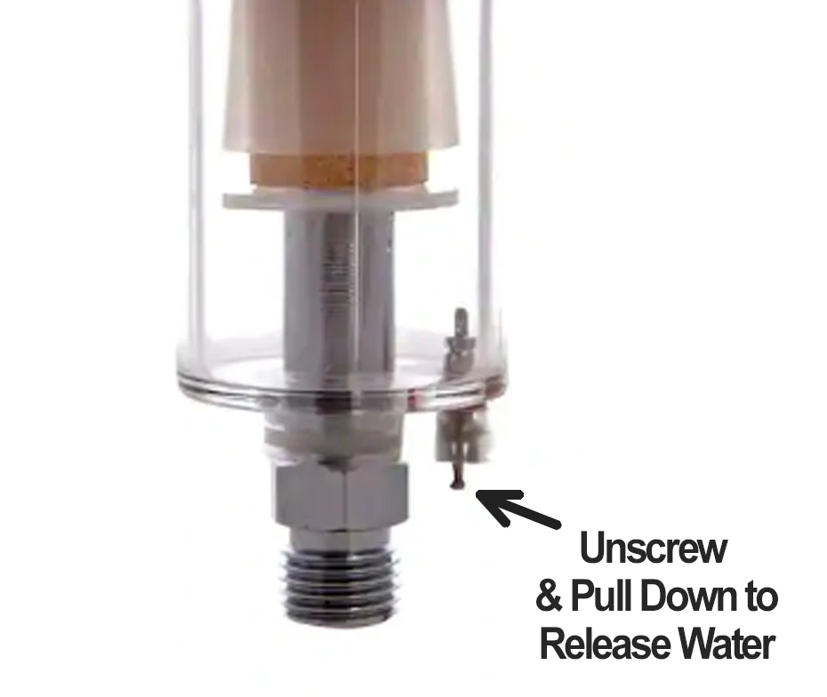 CALIFORNIA AIR TOOLS 317 Water (moisture) & Oil Separator Air Filter 10